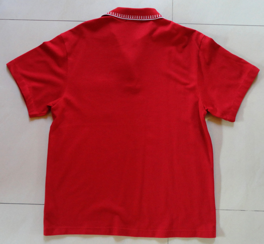 เสื้อโปโลคอปก Spalding มีกระเป๋า สีแดง ของแท้จากญี่ปุ่น