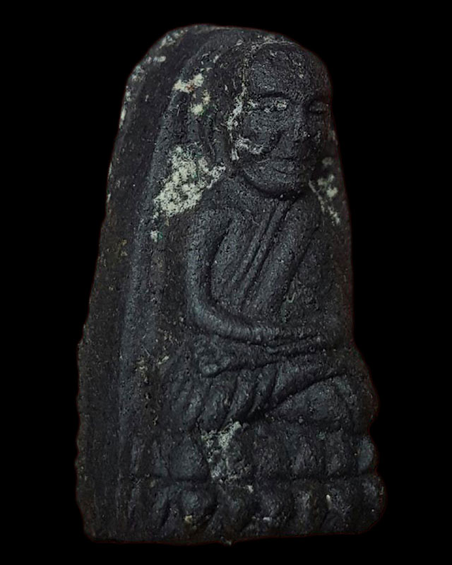 หลวงพ่อทวดเนื้อว่านคลุกรัก พระนามาภิไธย สก.ปี 44 พิมพ์พระรอด