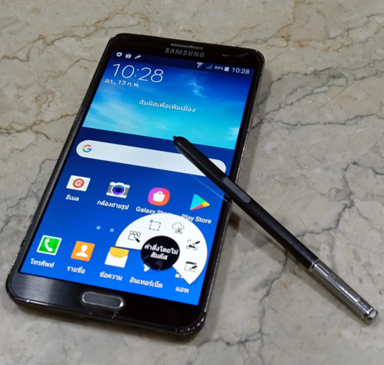 Samsung NOTE3 สีดำ สวยๆเลย ใช้งานปกติ