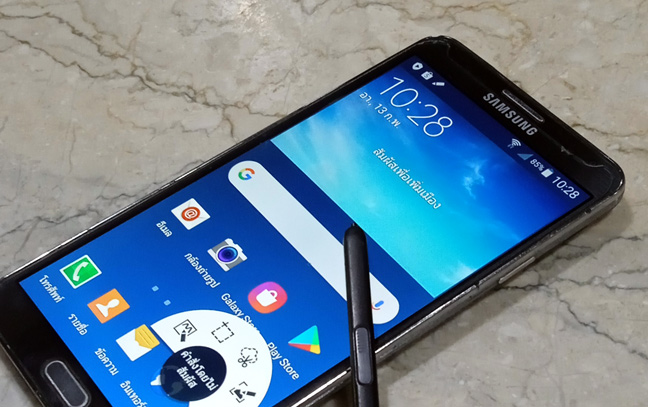 Samsung NOTE3 สีดำ สวยๆเลย ใช้งานปกติ