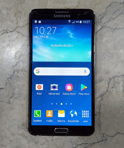Samsung NOTE3 สีดำ สวยๆเลย ใช้งานปกติ