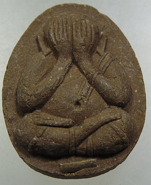 พระปิดตาวัดน้อยนพคุณ โชคดี ปลอดภัย ฝังตะกรุด