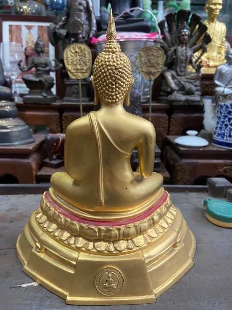 พระบูชาหลวงพ่อโต วัดบางพลีใหญ่ใน ภปร ฐาน 5 นิ้ว 