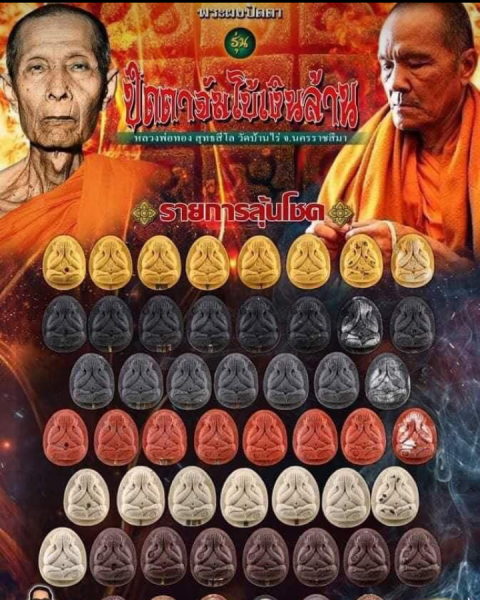 หลวงพ่อทอง"ปิดตาเงินล้าน"ลุ้นปิดตาเรืองแสงยังไม่แกะซีล