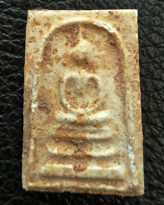 2.สมเด็จหลวงปู่ลำภู วัดใหม่อมตรส พิมพ์สังฆาฏิ ลงกรุ ยุคต้น ปี 2502+ใบประกาศที่ 2