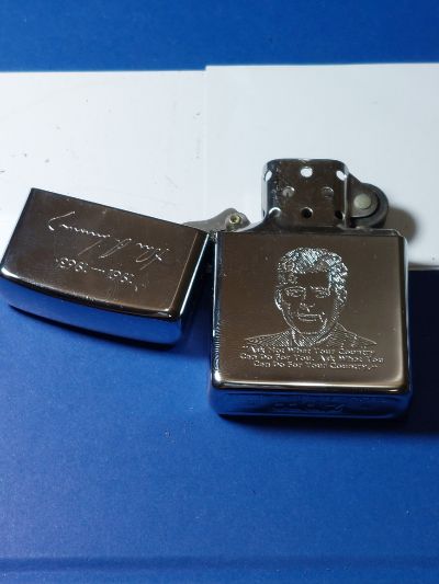 zippo John F Kennedy 1989 สภาพใหม่ กล่องเดิม