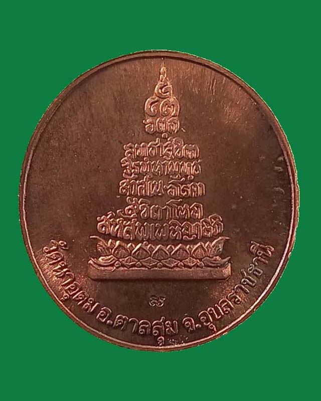 เหรียญหลวงปู่ญาท่านสวน รุ่นประธานพร เนื้อทองแดง