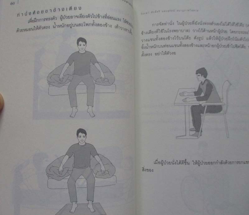  	 คู่มือ กายภาพบำบัดผู้ป่วยอัมพาตครึ่งซีก
