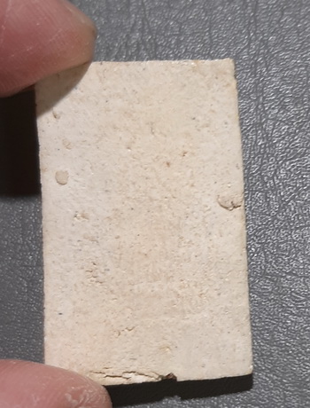 พระสมเด็จหลวงปู่นาค พิมพ์หูประปา  ปี2495 เนื่อผง วัดระฆังฯ กรุงเทพ พร้อมบัตรพระแท้