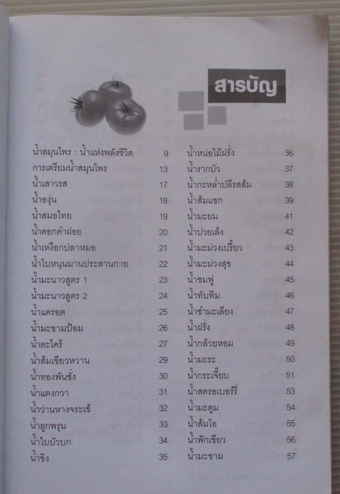 หนังสือ น้ำสมุนไพรล้างพิษ-ลดน้ำหนัก