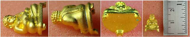 พระสังกัจจายน์มหาลาภ หลวงพ่อบ้านแหลม วัดเพชรสมุทรวรวิหาร จ.สมุทรสงคราม เนื้อกะไหล่ทอง