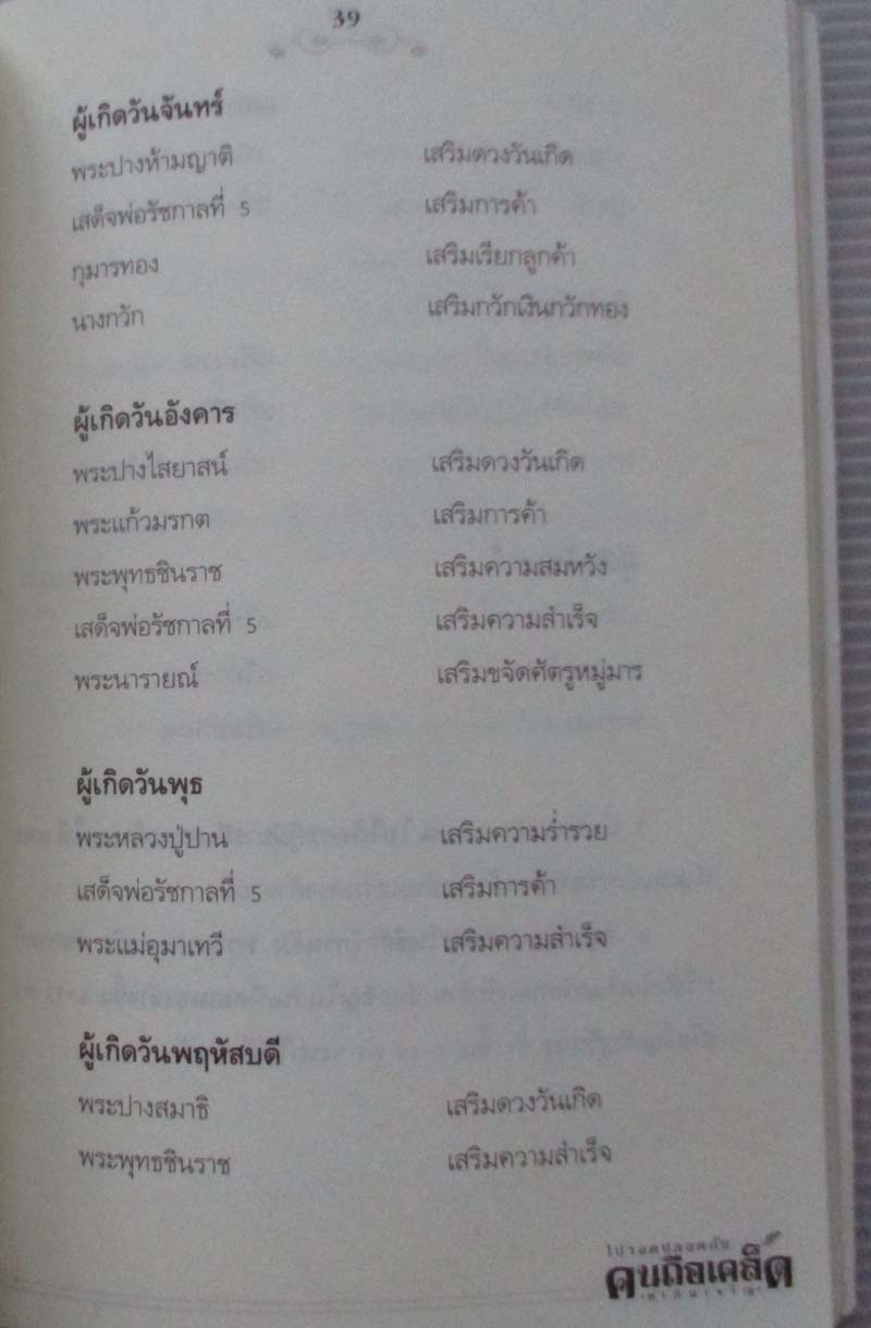 หนังสือคนถือเคล็ดทำกินเจริญ