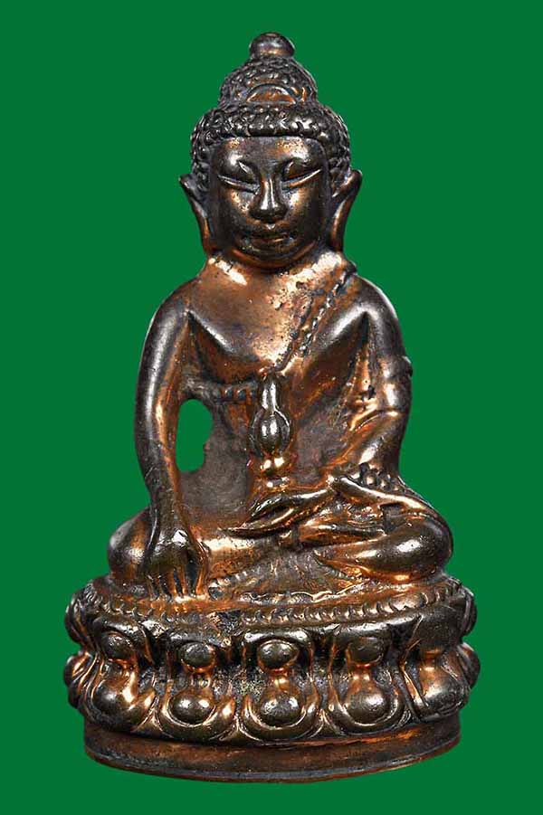 พระกริ่งนเรศวรเผด็จศึก ผิวไฟร้อนแรง สวยกริ๊บยันกล่อง*283