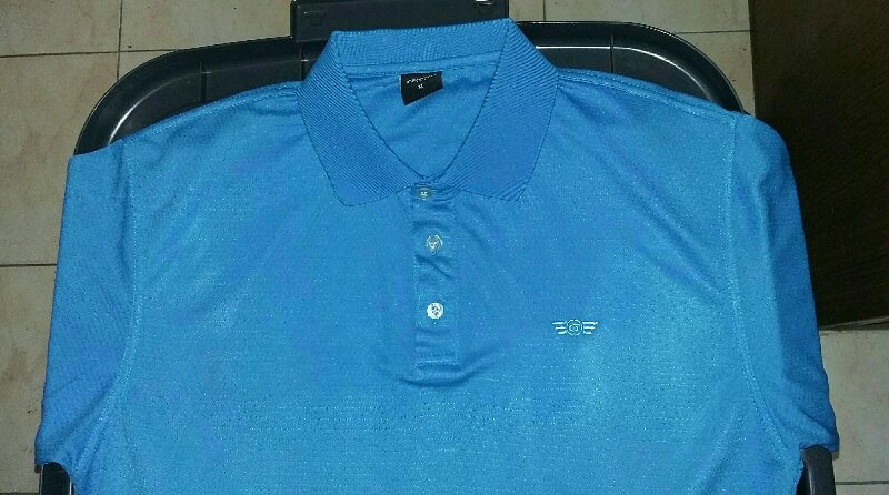 เสื้อยืดโปโล Graviti GOLF Size : XL ทรงเรกูล่าร์ฟิต สีฟ้า ของแท้
