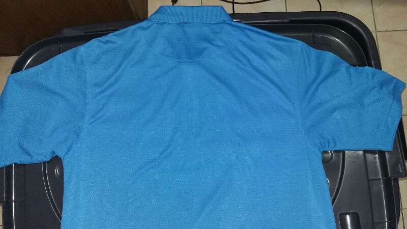 เสื้อยืดโปโล Graviti GOLF Size : XL ทรงเรกูล่าร์ฟิต สีฟ้า ของแท้