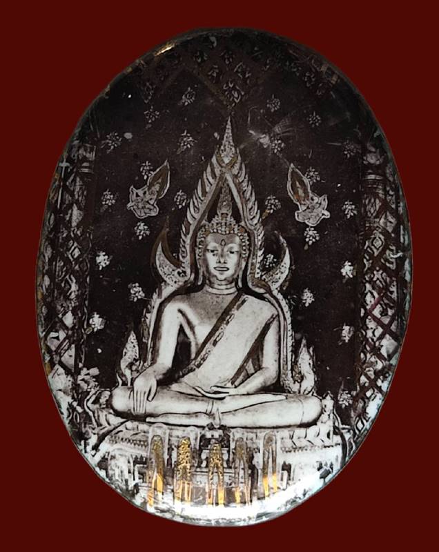 ล็อกเก็ตหลวงพ่อพระพุทธชินราช ปี 2515 พิธีจักรพรรดิ์มหาพุทธาภิเษก 2515 สร้างโดยพุทธสมาคม จ.พิษณุโลก