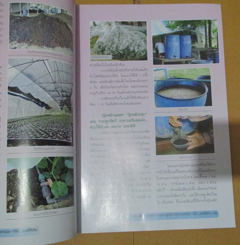  	 หนังสือ ผักปลอดสารพิษทำได้ รายได้งาม