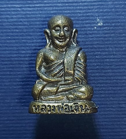 รูปหล่อ หลวงพ่อเงิน วัดท้ายน้ำรุ่น จับเงิน จับทอง กล่องเดิม ธ.กรุงไทย จัดสร้างพิธีใหญ่