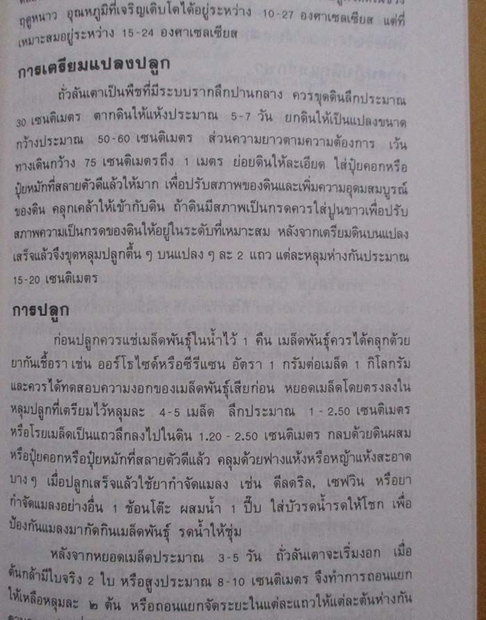  	 หนังสือ คู่มือการปลูกผัก