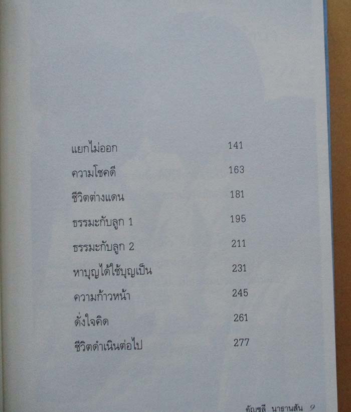  	 หนังสือเมื่อใจเป็นสมาธิ