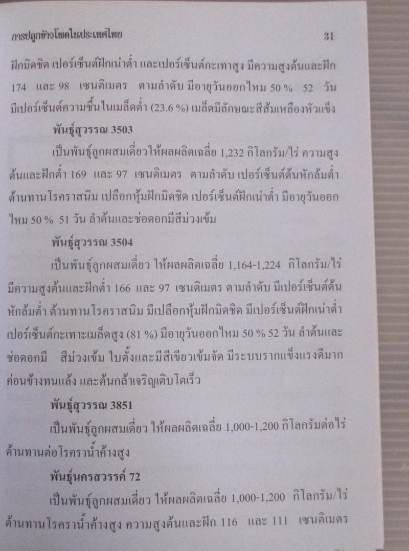 หนังสือการปลูกข้าวโพดในประเทศไทย