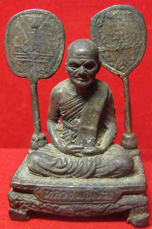 หล่อโบราณ หลวงพ่อเงิน วัดบางคลาน(ออกวัดท้ายน้ำ) สวยเดิมขี้เบ้าเต็ม ๆ*37