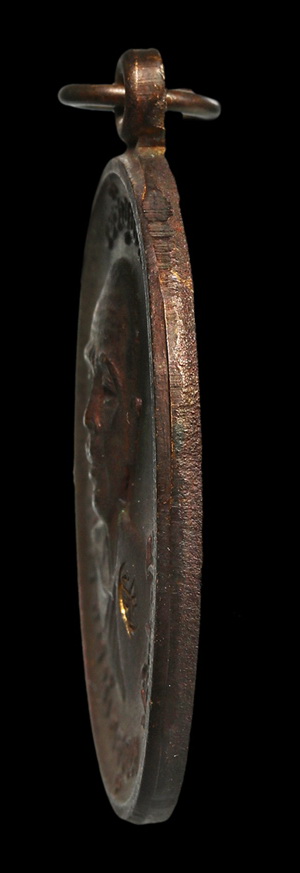 เหรียญหลัก เจริญพรบน หลวงพ่อคูณ วัดบ้านไร่ ปี2536 รุ่นแรก เนื้อทองแดง บล็อคนิยมสุด ล.ใหญ่ สภาพผิวรุ้