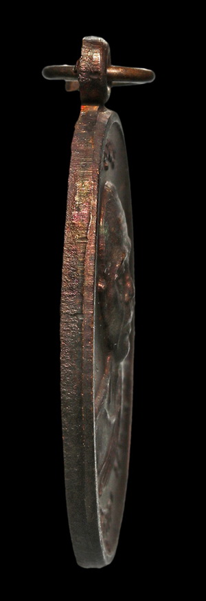 เหรียญหลัก เจริญพรบน หลวงพ่อคูณ วัดบ้านไร่ ปี2536 รุ่นแรก เนื้อทองแดง บล็อคนิยมสุด ล.ใหญ่ สภาพผิวรุ้