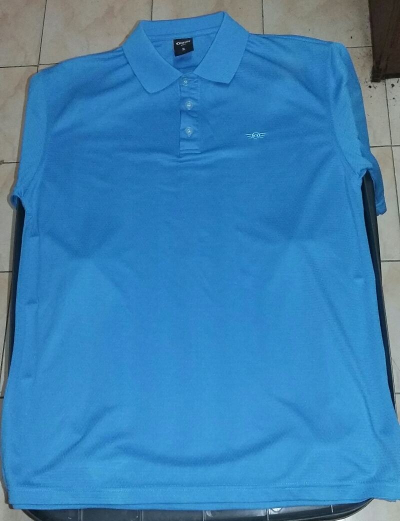 เสื้อยืดโปโล Graviti GOLF Size : XL ทรงเรกูล่าร์ฟิต สีฟ้า ของแท้