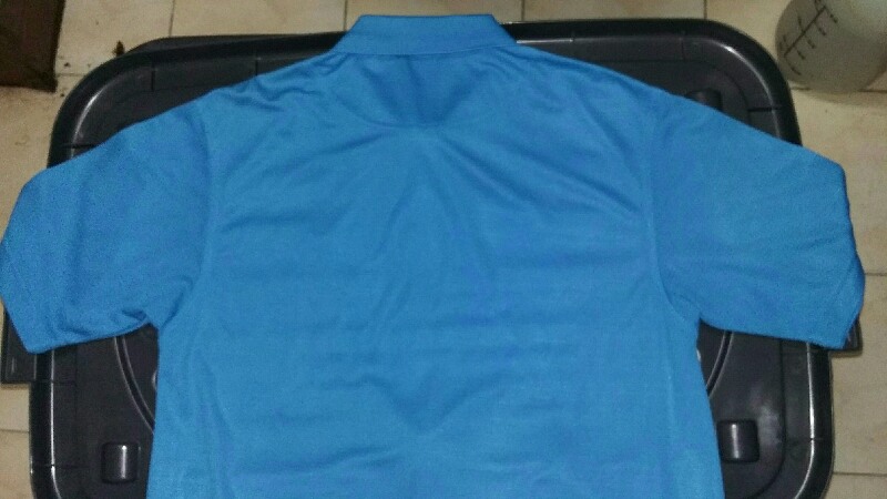เสื้อยืดโปโล Graviti GOLF Size : XL ทรงเรกูล่าร์ฟิต สีฟ้า ของแท้