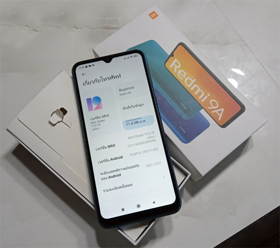 มือถือ Redmi 9A ของแท้ จอใหญ่ๆ 6.53นิ้ว Mediatek Helio G25 Octa Core