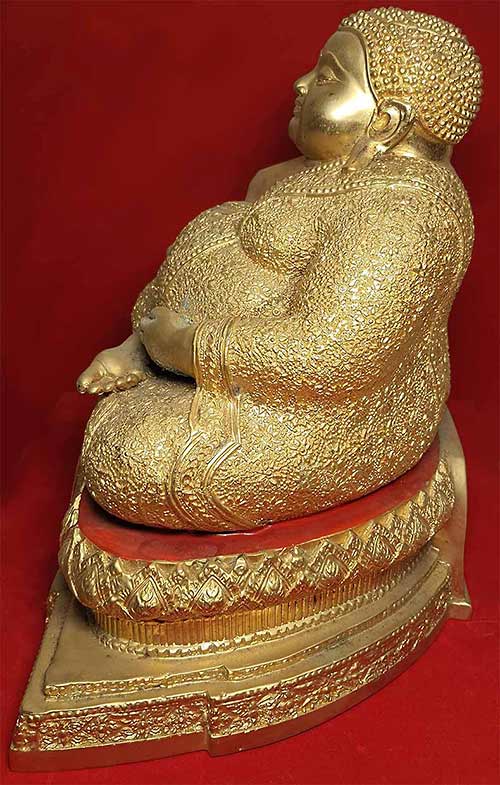 พระสังกัจจายน์ ลพ.โต วัดบางพลีใหญ่ใน สมุทรปราการ รุ่นแรก ปี ๓๐ หน้าตัก ๙ นิ้ว สวยกริ๊บ+บัตรรับรองพระ