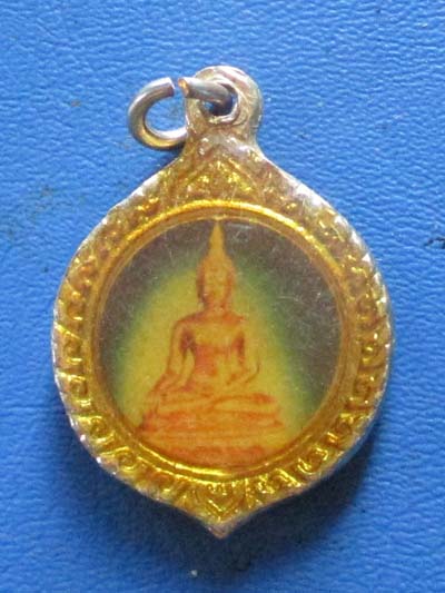 ล็อกเก็ต หลัง พระพุทธ หลวงพ่อขอม วัดไผ่โรงวัว จ.สุพรรณบุรี