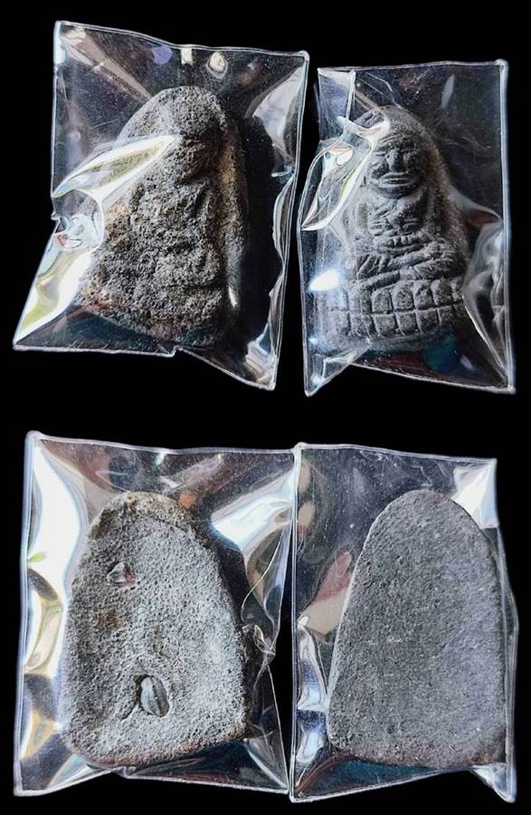 ** เคาะเดียว 2 องค์ ** หลวงพ่อทวด รุ่นวิเศษ 60 พิมพ์ใหญ่หลังเรียบ อาจารย์นอง วัดทรายขาว ปัตตานี ปี41