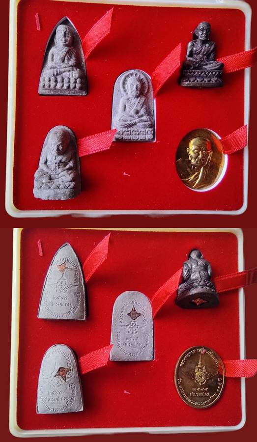 หลวงปู่ทวด วัดช้างให้ กระทรวงกลาโหม ครบรอบ 115 ปี พ.ศ.2545 ครบชุด พิธีใหญ่สวยมากๆ คุ้มมากๆ กล่องเดิม