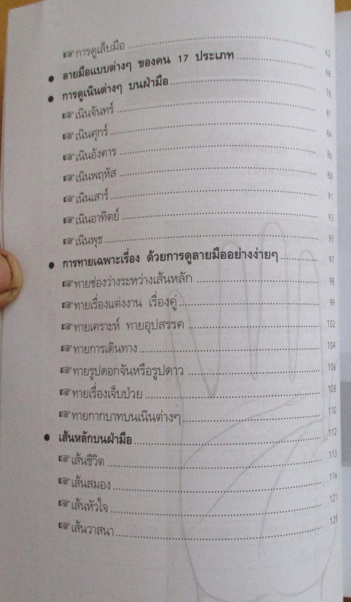  หนังสือ ทำนายลายมืออย่างง่ายๆรู้ดวงชะตา