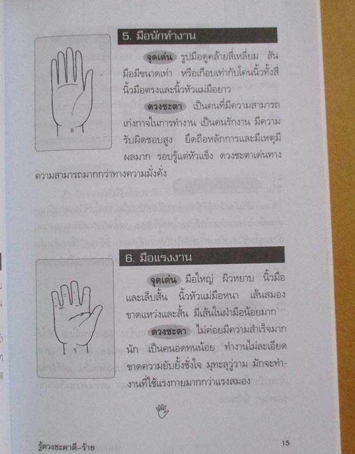  หนังสือ ทำนายลายมืออย่างง่ายๆรู้ดวงชะตา