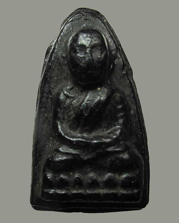 หลวงปู่ทวด พิมพ์ใหญ่ เนื้อว่านผสมใบลาน ปี 2505 วัดใหม่อัมพร จ.นครราชสีมา อ.ทิมปลุกเสก