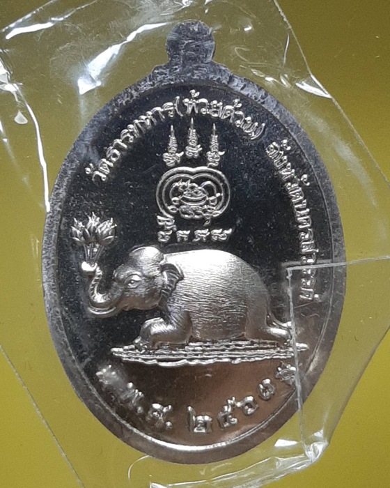 เหรียญรูปไข่เศรษฐีรพีพัฒน์ หลวงพ่อพัฒน์ วัดห้วยด้วน จ.นครสวรรค์