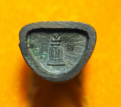 สมเด็จวัดระฆัง 122 ปี รูปหล่อลอยองค์ เนื้อนวโลหะ #3