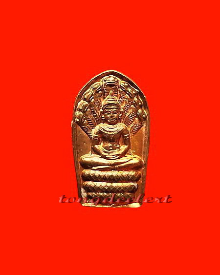 พระนาคปรกใบมะขาม หลวงปู่หลิว วัดไร่แตงทอง จ.นครปฐม รุ่นแรก พิมพ์ใหญ่ ปี 2535 หายากสวยมากค่ะ