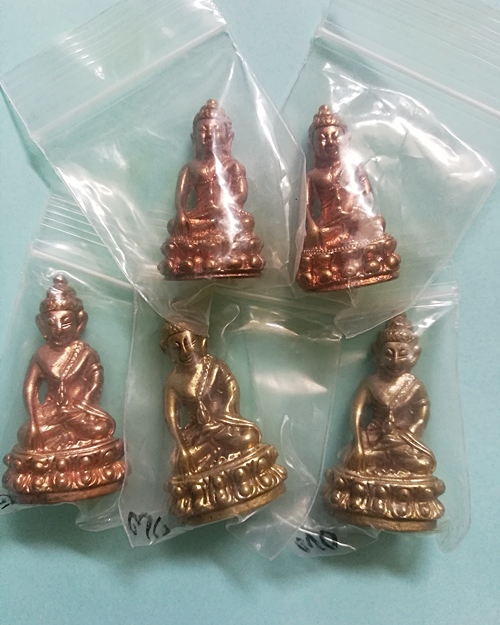 5องค์ พระกริ่งปัญจนาคราช(พิมพ์ใหญ-เล็ก) วัดไทย เมืองบั้งไฟพญานาค อ.โพนพิสัย จ.หนองคาย มีโค๊ต