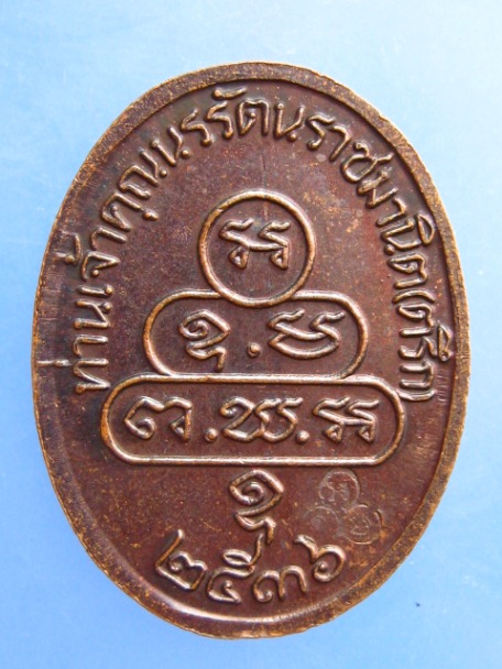 เหรียญพระนาคปรก เจ้าคุณนร ปี2536