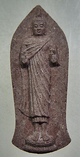 พระพุทธนราวันตบพิธ ผสมผงจิตรลดา+เส้นพระเจ้า (เส้นพระเกศาในหลวง)หลัง ภปร