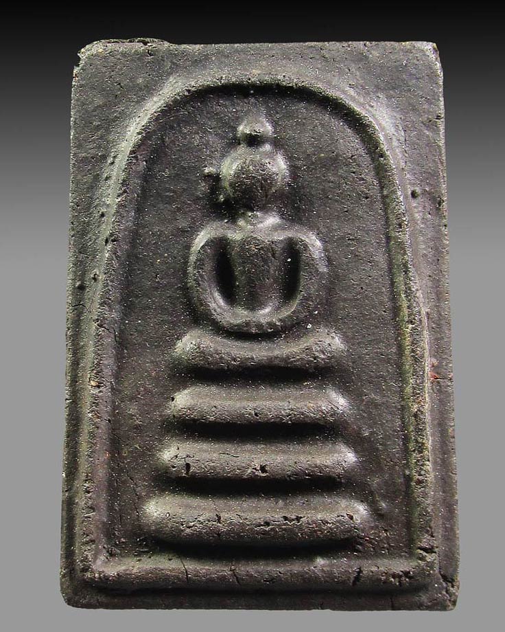 พระสมเด็จพิมพ์เกศบัวตูมฐาน 3 ชั้น เจ้าคุณเที่ยง วัดระฆังฯ กรุงเทพฯ ปี2507