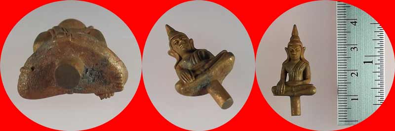 พระยอดธง รัตนโกสินทร์ วัดอินทรวิหาร บางขุนพรหม หลวงพ่อคูณ ปลุกเสก เนื้อสัมฤทธิ์ผิวไฟ ปี 2549