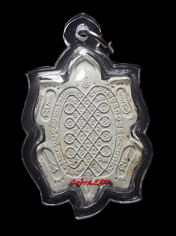 พญาเต่าเรือน เนื้อผงสีขาว เสาร์ห้า หลวงพ่อหลิว วัดไร่แตงทอง ลูกศิษย์สร้างถวาย ปี 2539 (7)