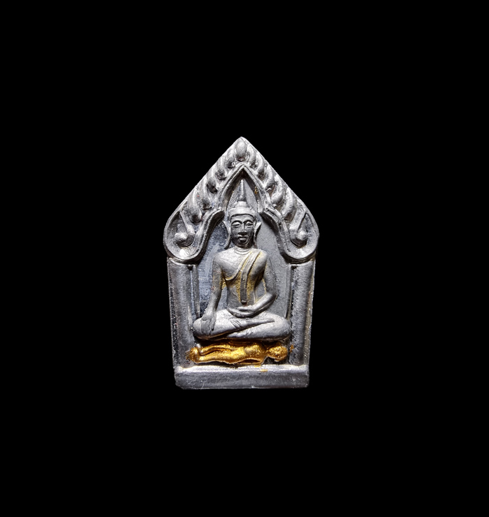 ขุนแผนรุ่นแรก สาริกาลิ้นทอง หลวงปู่ฤทธิ์ ปี42 เนื้อชินตะกั่ว หลังยันต์สาริกาคู่ (อ.เปล่ง บุญยืน ร่วม