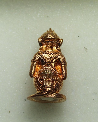 หนุมานหล่อรุ่นแรกเนื้อทองแดง พร้อมกล่อง หลวงปู่สอ วัดโพ ธิ์ศรี จ.นครพนม