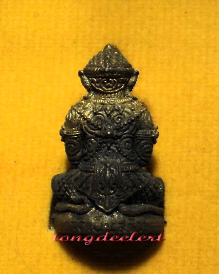 หนุมานอธิษฐานฤทธิ์ องค์จิ๋วเนื้อสัมฤทธิ์โชค หลวงพ่อสนองชาติ วัดเย็นสนิทธรรมาราม จ.กาญจนบุรี